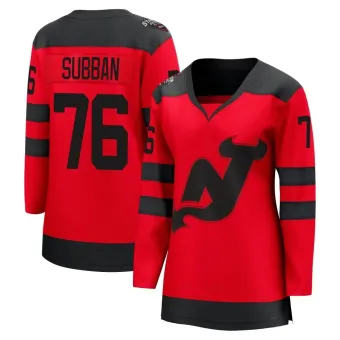 Women's P.K. Subban New Jersey Devils 2024 Stadium Series Jersey - Red Breakaway