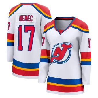 Women's Simon Nemec New Jersey Devils Special Edition 2.0 Jersey - White Breakaway