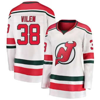 Women's Topias Vilen New Jersey Devils Alternate Jersey - White Breakaway