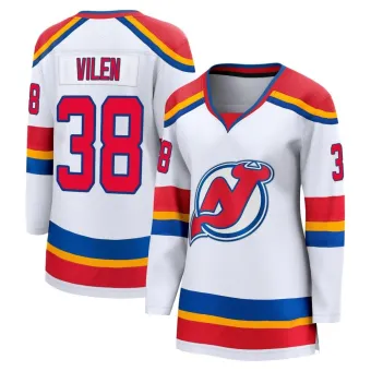 Women's Topias Vilen New Jersey Devils Special Edition 2.0 Jersey - White Breakaway