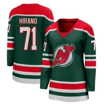 Women's Yushiroh Hirano New Jersey Devils 2020/21 Special Edition Jersey - Green Breakaway