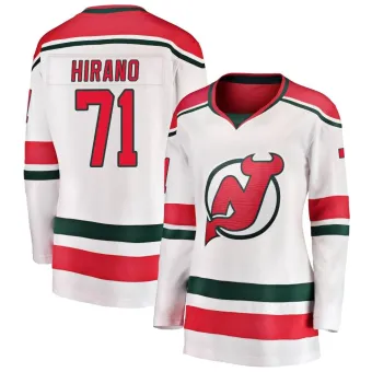 Women's Yushiroh Hirano New Jersey Devils Alternate Jersey - White Breakaway