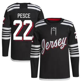 Youth Brett Pesce New Jersey Devils 2021/22 Alternate Primegreen Pro Player Jersey - Black Authentic