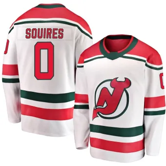 Youth Cam Squires New Jersey Devils Alternate Jersey - White Breakaway