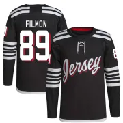 Youth Josh Filmon New Jersey Devils 2021/22 Alternate Primegreen Pro Player Jersey - Black Authentic