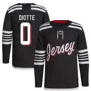 Youth Mikael Diotte New Jersey Devils 2021/22 Alternate Primegreen Pro Player Jersey - Black Authentic