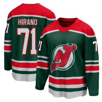 Youth Yushiroh Hirano New Jersey Devils 2020/21 Special Edition Jersey - Green Breakaway